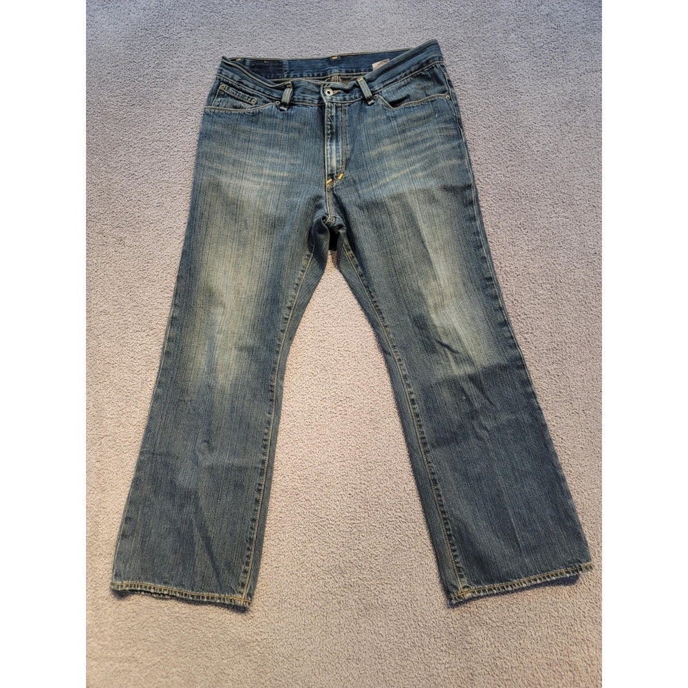 X2‎ Denim Straight Leg Jeans Men's 34x30 Blue Wash Faded LC
